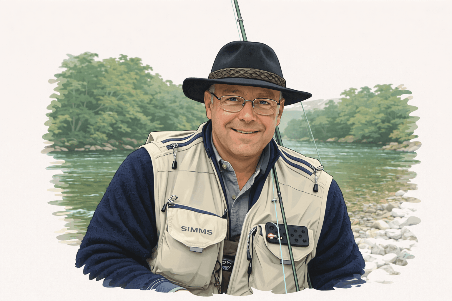 Urs Müller am Wasser